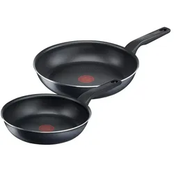 Tefal 2er-Pfannenset  XL Force , schwarz , Aluminium