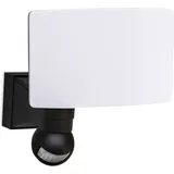 B.K.Licht LED Außenleuchte Wandleuchte Bewegungsmelder 20W Hausbeleuchtung Sensor IP44 Schwarz - Schwarz