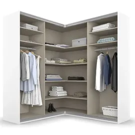 Rauch Eckschrank Quadra 181 x 210 x 187 cm Grau