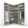Rauch Eckschrank Quadra 181 x 210 x 187 cm Grau