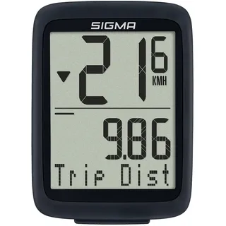 Sigma BC 8.0 WR Fahrradcomputer mit Kabel | Wasserdichter Fahrradcomputer einfach zu bedienen mit großen Tasten und klarem Display