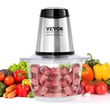 Vevor Zerkleinerer Fleischwolf 400 W Multizerkleinerer, 1200 mL Füllkapazität Standmixer,Mini Universalzerkleinerer für Fleisch, Zwiebeln, Babynahrung, Obst, Gemüse