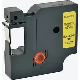 G&G Schriftband Kompatibel Dymo D1 45018 S0720580 12mm 7m