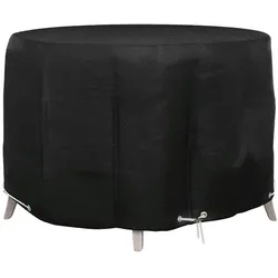 vidaXL Gartenmöbel-Abdeckung 6 Ösen Ø125x75 cm Rund
