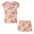 vidaXL Kinderpyjama mit Kurzen Ärmeln Hellorange 104