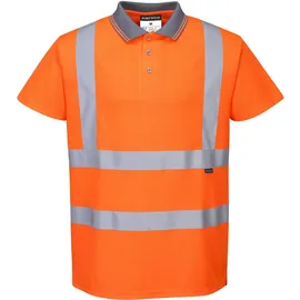 PORTWEST RT22 Hi-Vis S/S Polo, 5xl - Orange