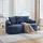 stilvora Zweisitzer-Sofa Chenille Blau 164x92x60 cm, ohne Montage