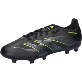 adidas Predator League MG Herren Core Black/Carbon/Lucid Lemon 43 1/3