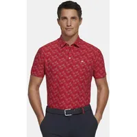 Meyer T-Shirt "Phil", Herren, Gr. XL, rot, 90% Polyamid, 10% Elasthan, bedruckt, regular fit, V-Ausschnitt, runder Abschluss, Shirts T-Shirt, mit UV-Schutz, atmungsaktiv, pflegeleicht