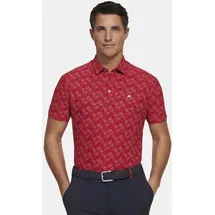 Meyer T-Shirt "Phil", Herren, Gr. XL, rot, 90% Polyamid, 10% Elasthan, bedruckt, regular fit, V-Ausschnitt, runder Abschluss, Shirts T-Shirt, mit UV-Schutz, atmungsaktiv, pflegeleicht