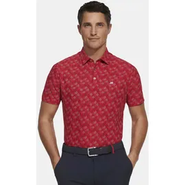 Meyer T-Shirt "Phil", Herren, Gr. XL, rot, 90% Polyamid, 10% Elasthan, bedruckt, regular fit, V-Ausschnitt, runder Abschluss, Shirts T-Shirt, mit UV-Schutz, atmungsaktiv, pflegeleicht