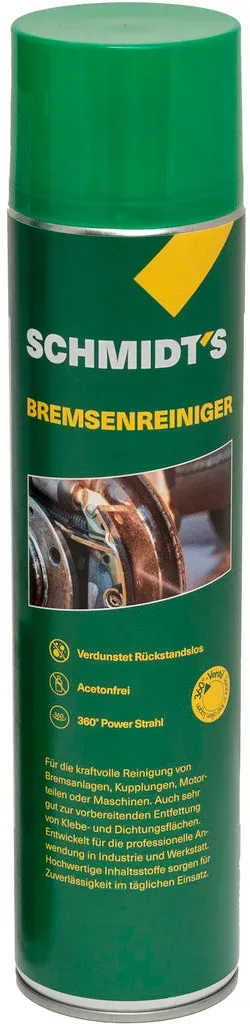 Schmidts Bremsenreiniger Acetonfrei -  0,6 / Spraydose