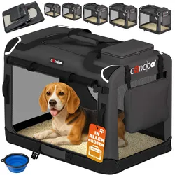 Hundebox faltbar L 70x52x50cm Anthrazit