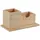 Glorex  Stiftehalter Holz 19 x 10 x 10 cm Natur 2 St.