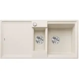 Blanco Adira 6 S rechts Einbau von Oben granit softweiß Handbetätigung 1000 x 500 mm