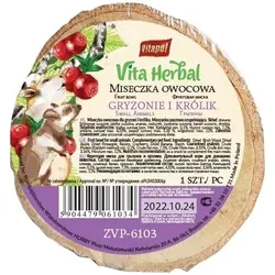 VITAPOL Vita Kräuter-Fruchtschale für Nager und Kaninchen