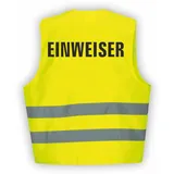 Fassbender-Druck WARNWESTEN - Sicherheitsweste GELB Warnweste nach EN ISO 20471 zertifiziert - Warn Weste für EINWEISER - Unisex mit hochwertigem Reflektorstreifen (GELB I M/L I 10er Set) - M-L