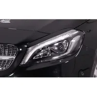 RDX Racedesign Scheinwerferblenden kompatibel mit Mercedes A-Klasse (W176) 2012-2019 (ABS), Unlackiert