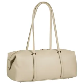 Cluty Fliori Henkeltasche Leder Beige