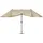 Beliani Doppelsonnenschirm 460 x 270 cm Taupe
