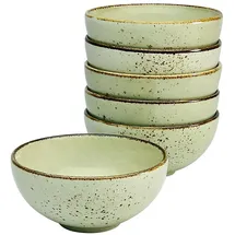 CreaTable Dipschale Nature Collection Beige 6-tlg.