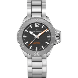 Hamilton Khaki Navy Frogman Auto 41mm H77485130 - schwarz,silber - 41mm
