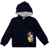 UNITED LABELS Paw Patrol Sweatjacke Kapuzenpullover mit Reißverschluss Hoodie blau - Gr.: 122/128