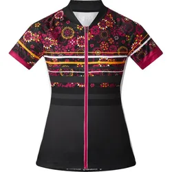 NAKAMURA Damen Fahrrad-Trikot Tiara, BLACK/MULTICOLOR, 42