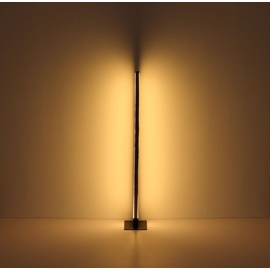 GLOBO Stehlampe Wohnzimmerleuchte Standleuchte, Moderne Lichtsäule, Holzlampe, dimmbar; H 123 cm