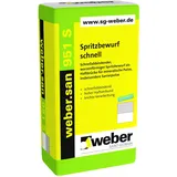 SG weber Sanierputz Spritzbewurf 25 kg zementgrau