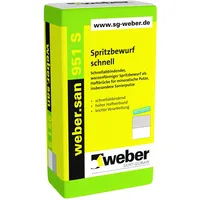 SG weber Sanierputz Spritzbewurf 25 kg zementgrau