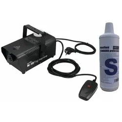 EUROLITE N-10 Nebelmaschine schwarz Party-Nebelmaschine + 1 Liter Standard Fluid