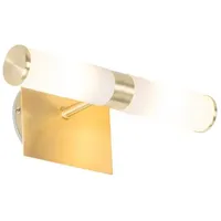 QAZQA Moderne Wandleuchte gold IP44 2-flammig - Bad