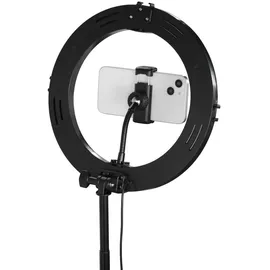 Hama LED Ringlicht mit Handy-Stativ, faltbar, 10,2 Zoll, LED Tischringlicht