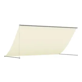 vidaXL Markise Einziehbar 300 x 150 cm creme