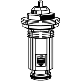 HEIMEIER Thermostat-Oberteil 4340-00,301 G 1/2 AG mit 6 Feinsteinstellbereichen für Ventilheizkörper