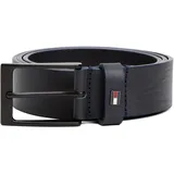 Tommy Hilfiger Herrengürtel Leder 3,5 cm Blau 110
