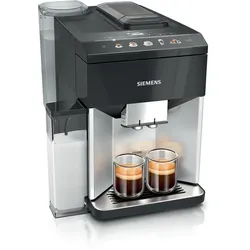 Siemens Kaffeevollautomat TQ513D01 Kaffee-Vollautomat Silber-Schwarz EQ500