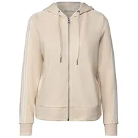 STREET ONE Sweatjacke in Creme - 34