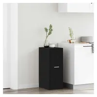 vidaXL Apothekerschrank Schwarz 30 x 41 x 77,5 cm