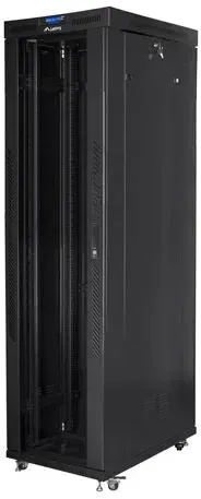 Lanberg FF01-8047-12BL Rack 47U Freistehendes Gestell Schwarz