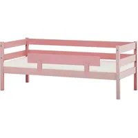 Hoppekids Einzelbett »ECO Comfort Kinderbett, Kiefer Massivholz, Jugendbett inkl. Rollrost«, 70x160 cm, wahlweise in verschieden Farben/ Matratze/ Absturzsicherung, rosa