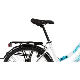 Rezzak 24 Zoll RH 42 cm weiß/türkis