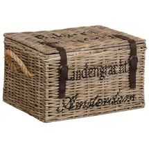 Home Affaire Truhenbank grau 52 x 31 x 41 cm