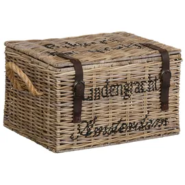 Home Affaire Truhenbank grau 52 x 31 x 41 cm