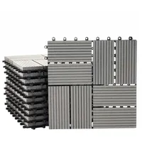 Mendler WPC Bodenfliese Rhone grau 30 x 30 cm 11 St.
