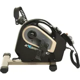 Exerpeutic Motorisierter Heimtrainer unter dem Schreibtisch, 2000 m, elektrischer Pedaltrainer für Beine und Arme, Fitnessgeräte für Zuhause, Fernarbeit, Bürozubehör, Schwarz