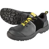 PARKSIDE® Herren Sicherheitsschuh S3 Leder (schwarz/gelb, 41) - Schwarz/Gelb - 41