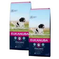 EUKANUBA Active Adult Medium Breed mit Huhn 2x3 kg