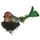 Krebs Glas Lauscha Glas Lauscha Vogel im Nest aus Zweigen Glasornament, mundgeblasen, handbemalt